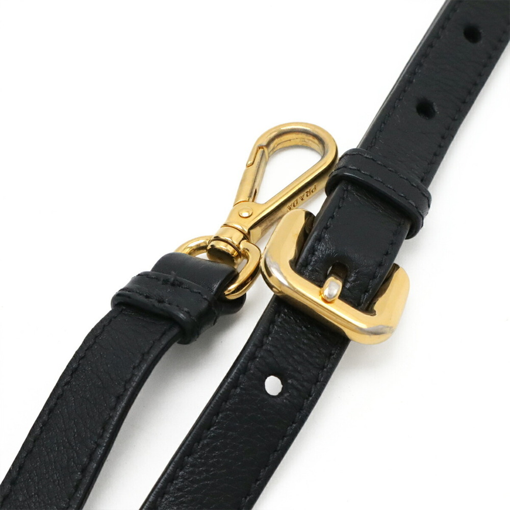 PRADA Black Leather Shoulder Bag - Picture 7 of 8